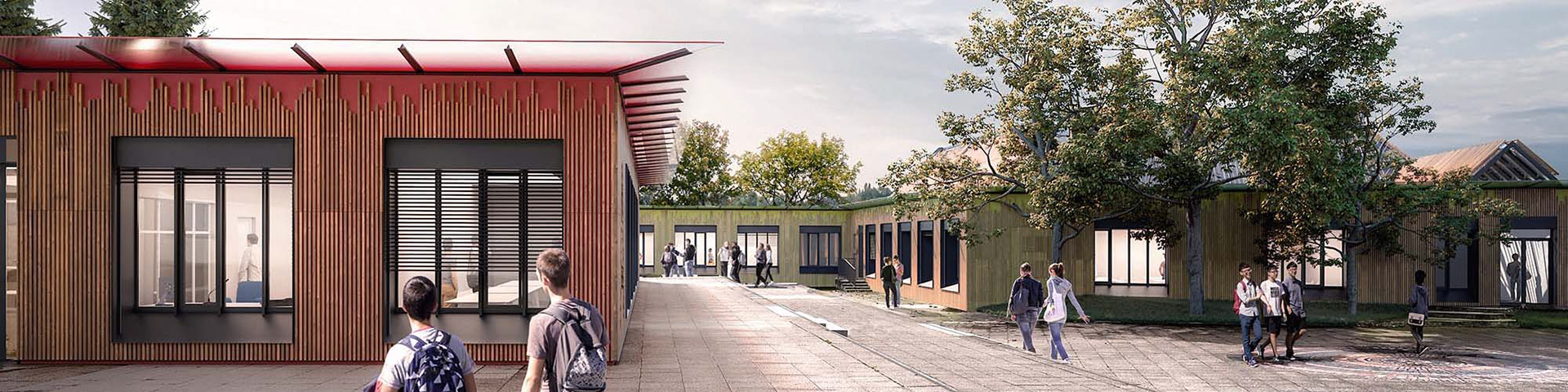 Rénovation énergétique du lycee L'Essouriau des Ulis