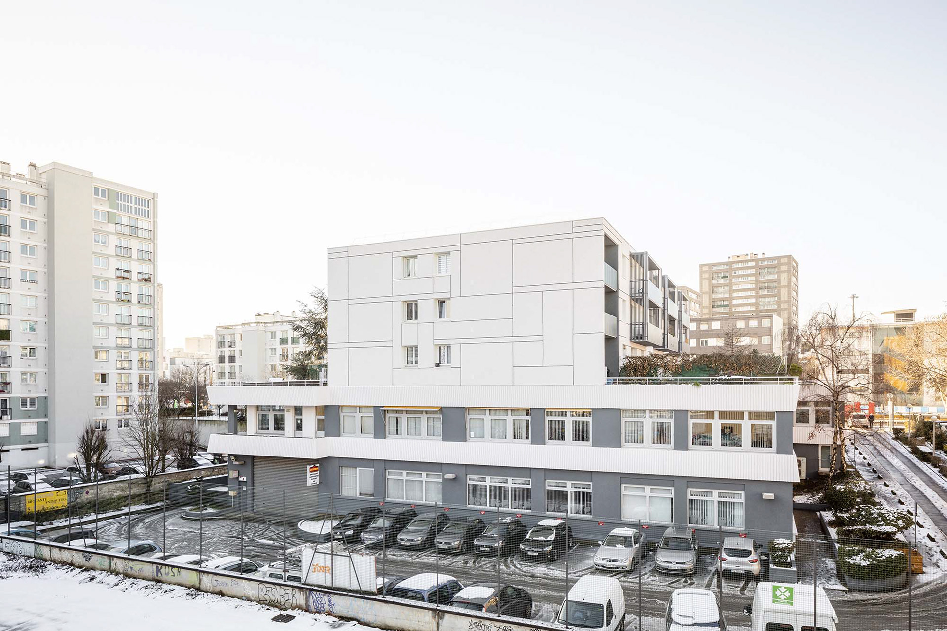 La façade Nord