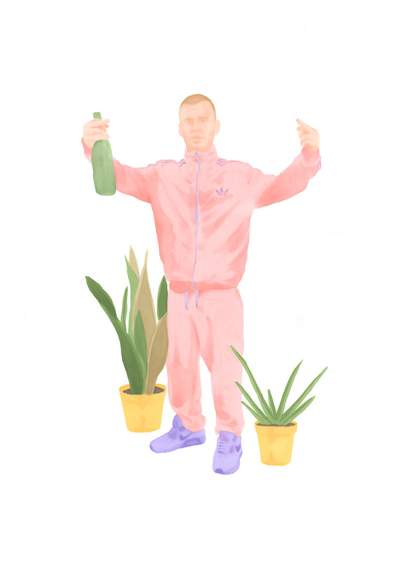 "Chav" feutres sur papier 594x420 mm 2017