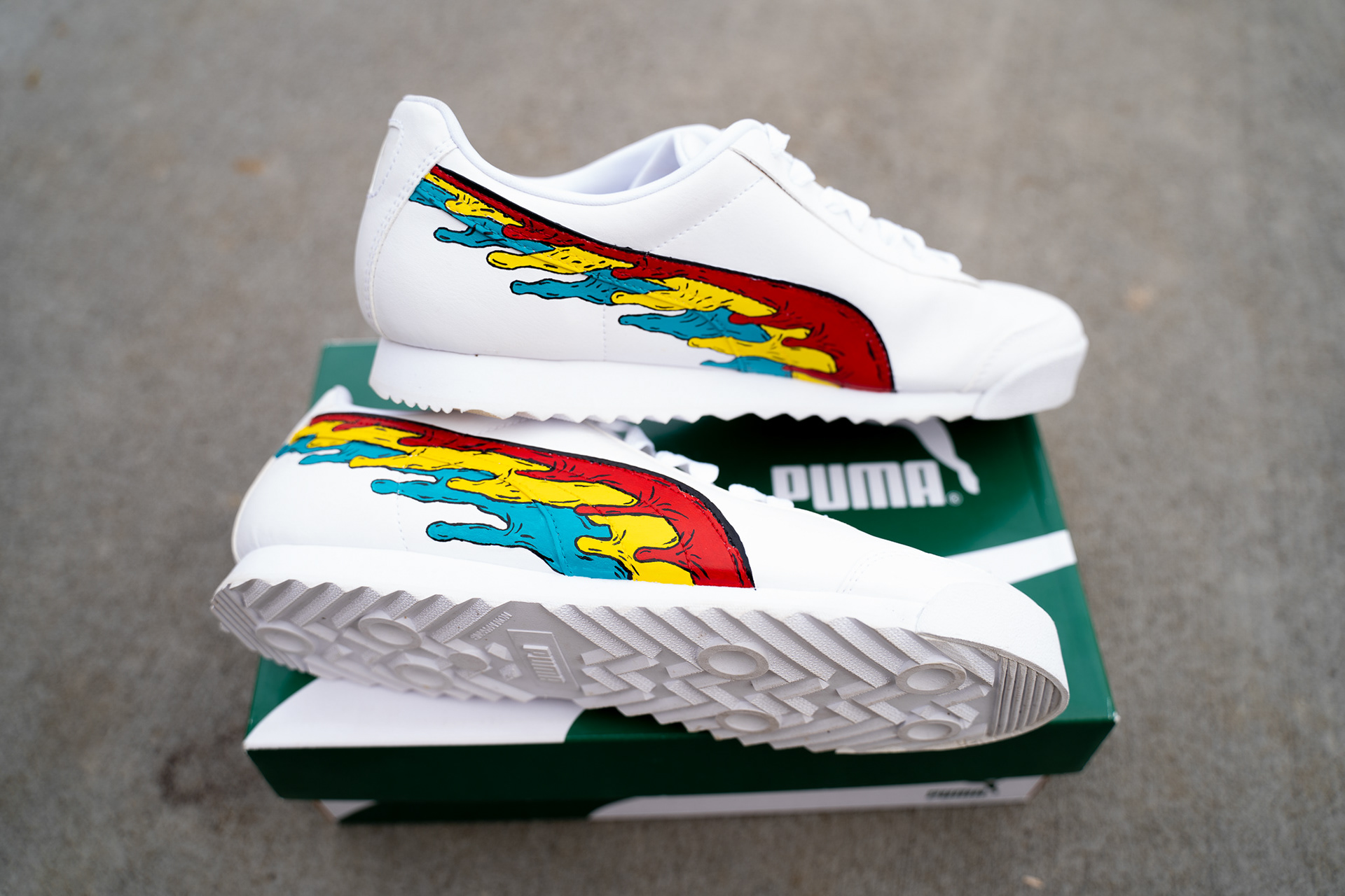 custom puma sneakers