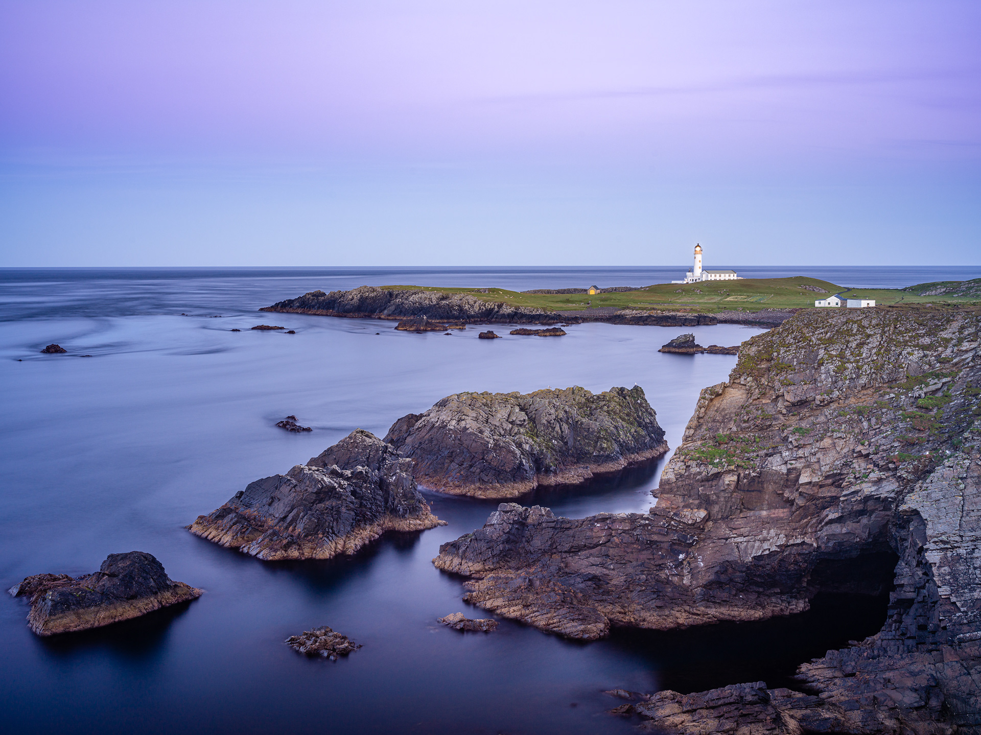 Fair Isle South Lighthouse - Shetland Islands Scotland