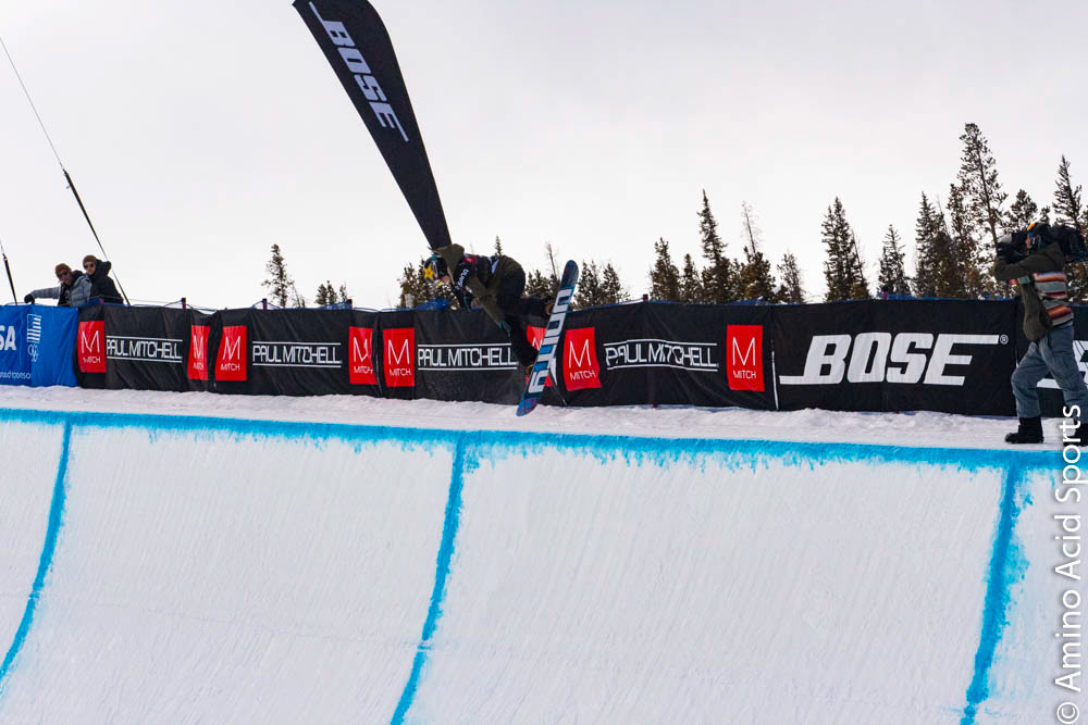 USA's Arielle Gold's 360* starts off her Run 1