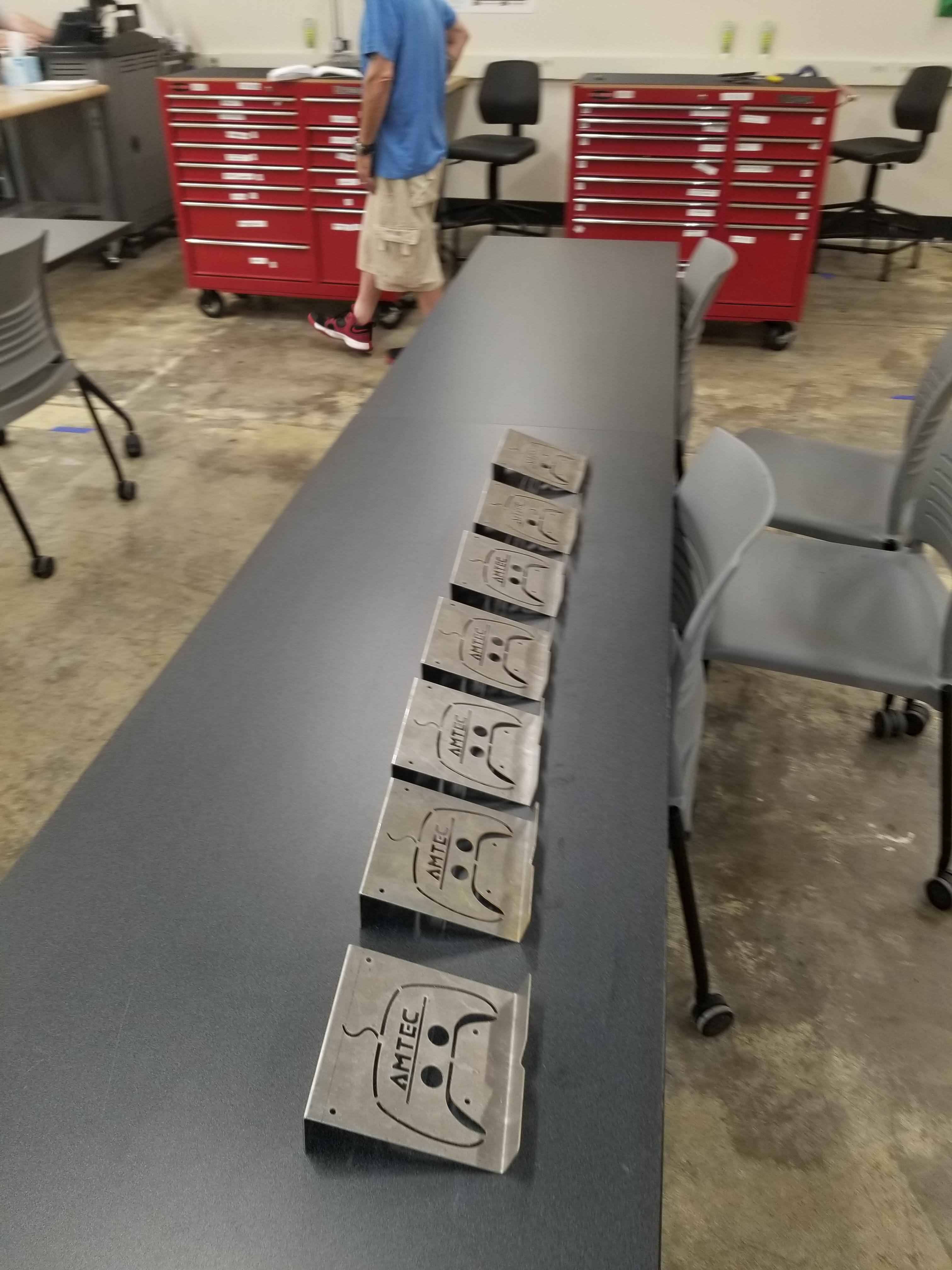 Line of Prototypes after Bending