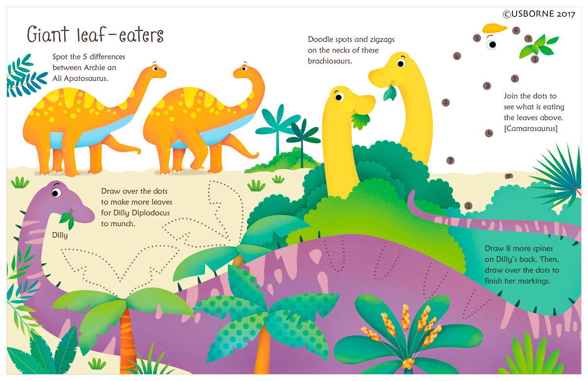 dinosaur play pad usborne