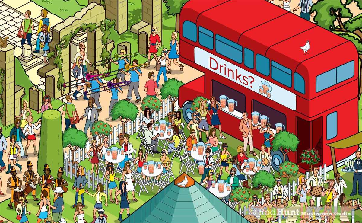 Hospitality Illustrated at Arts Event