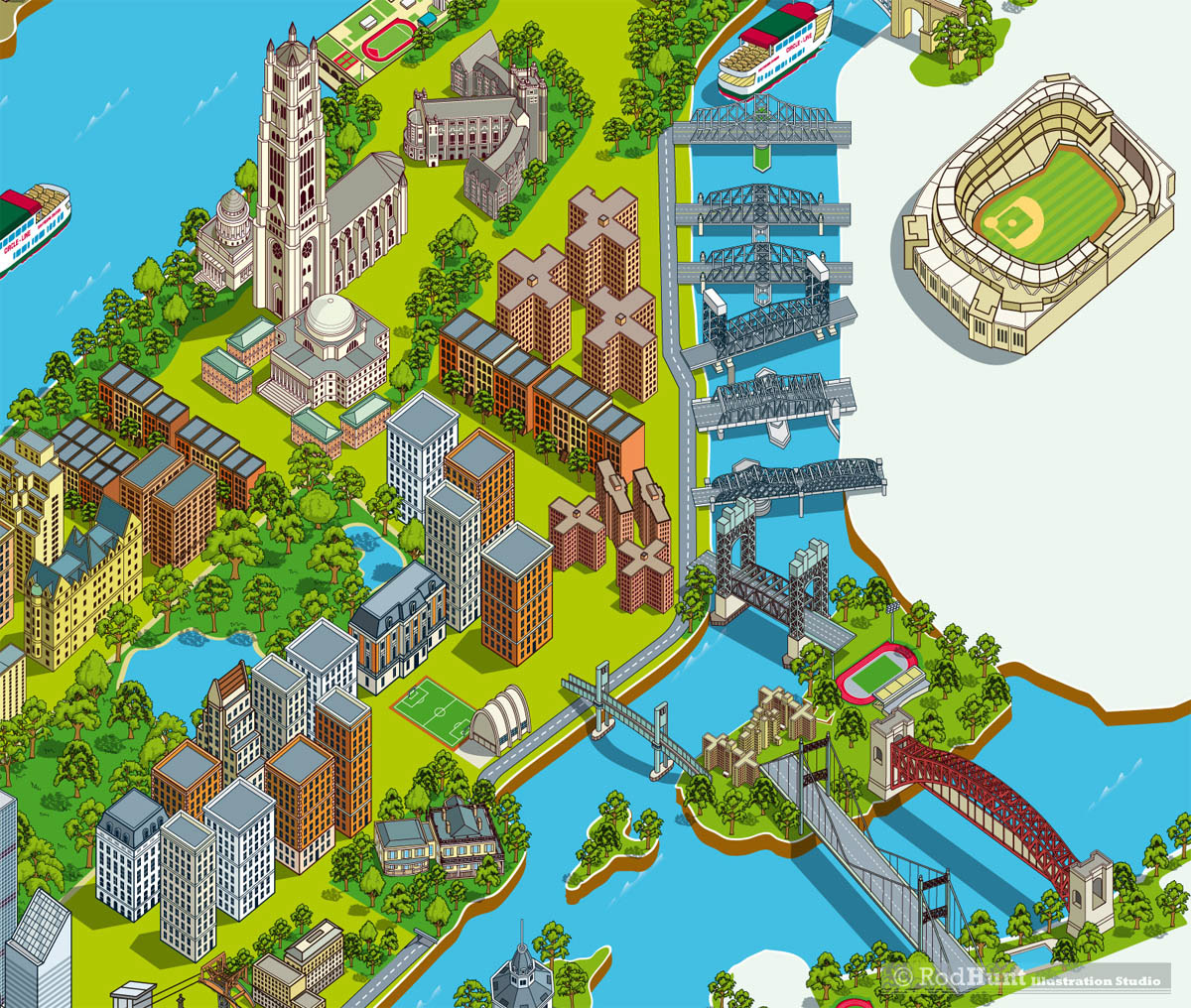 Map design and illustration