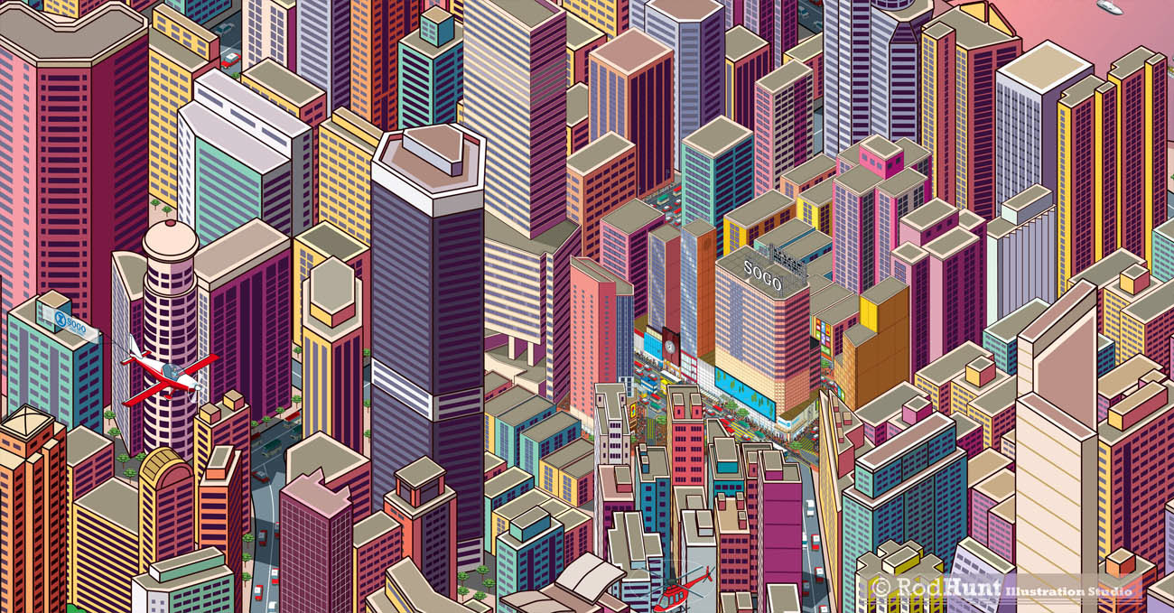 Rod Hunt / Illustration and Illustrated Maps - Map Illustrator ...