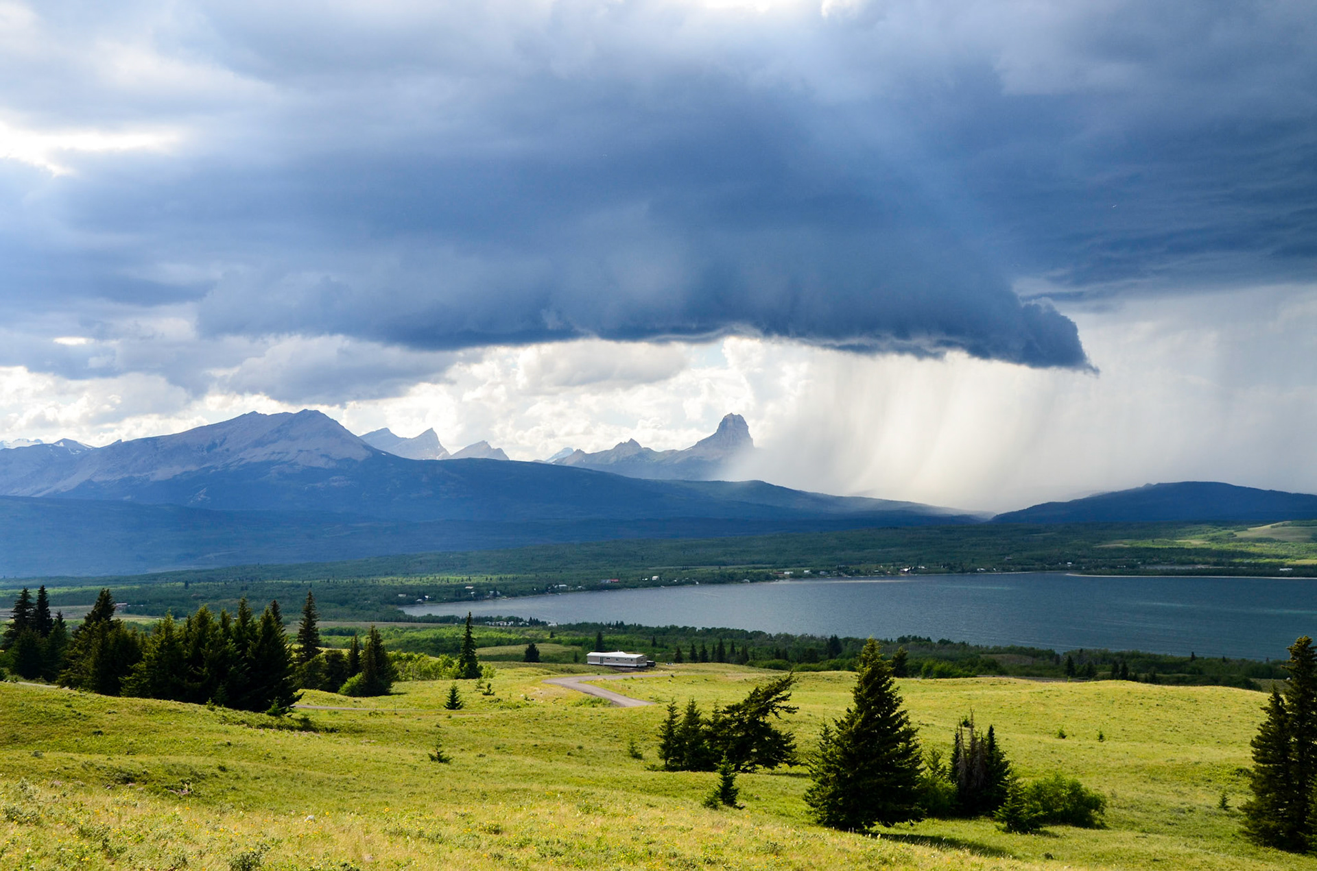 Storm over Glacier National Park, MT