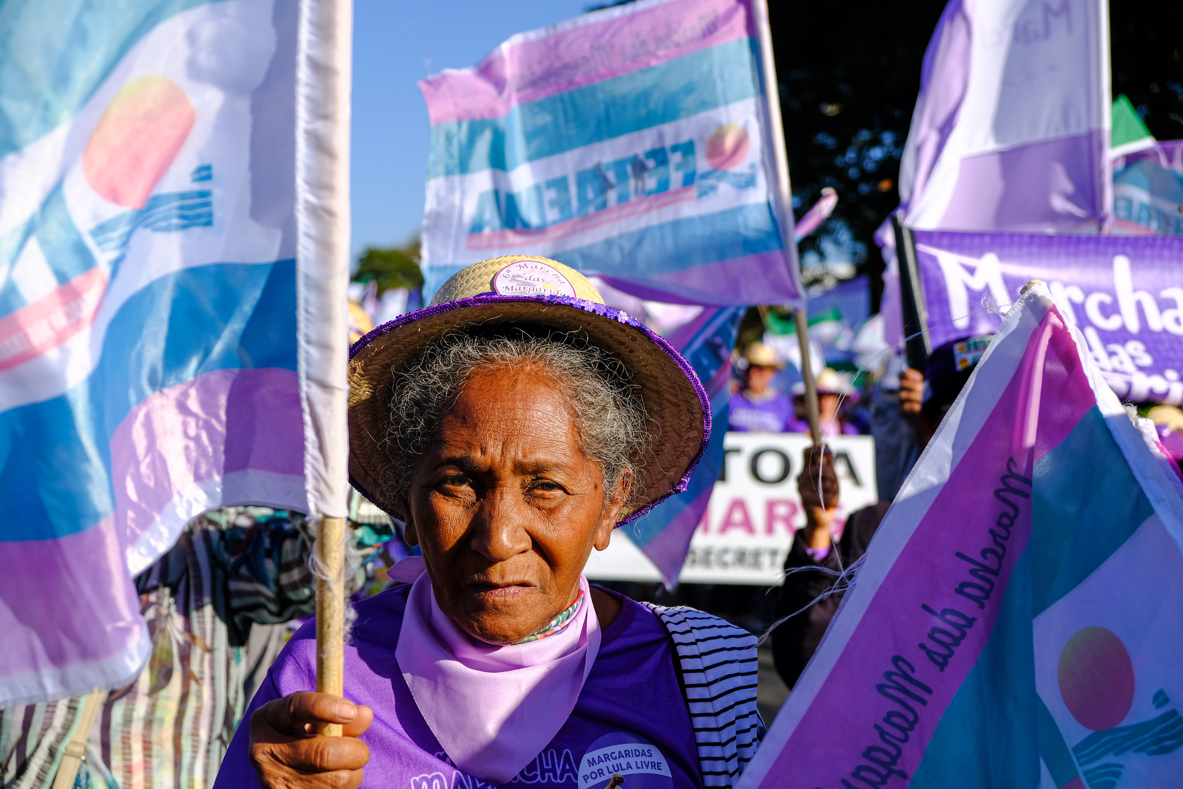 Marcha das Margaridas. Brasília, DF. 14 de Agosto 2019.