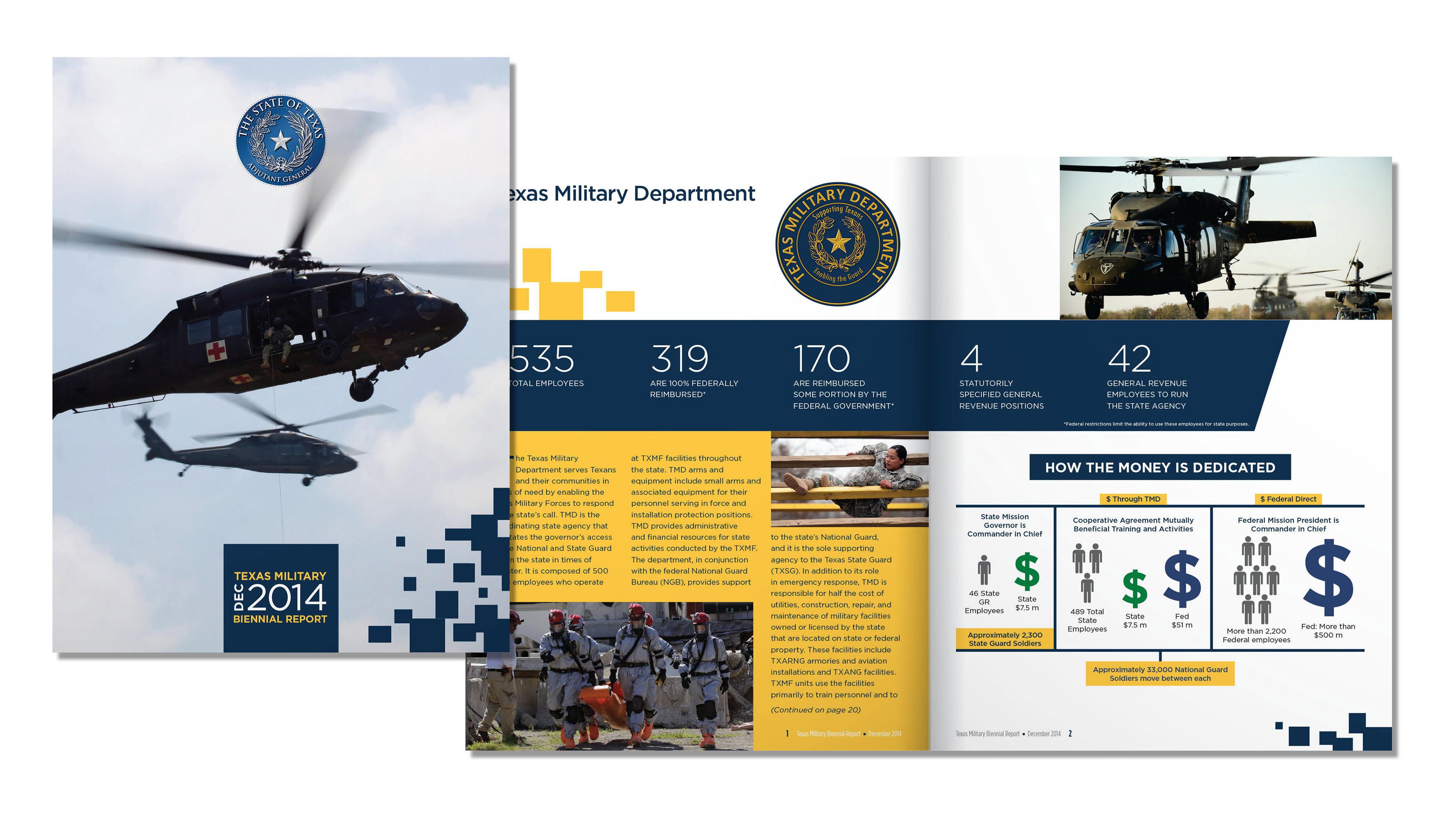 Texas Military Department – 2014 Biennial Report – 20 Pages