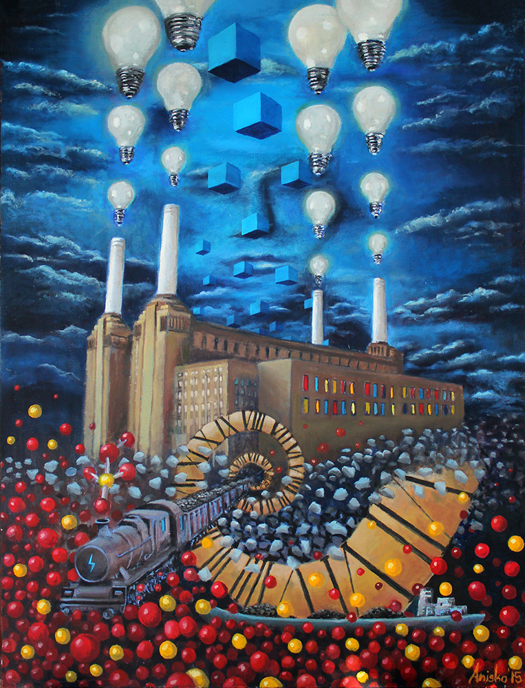 Battersea Power Station - Oil on Canvas