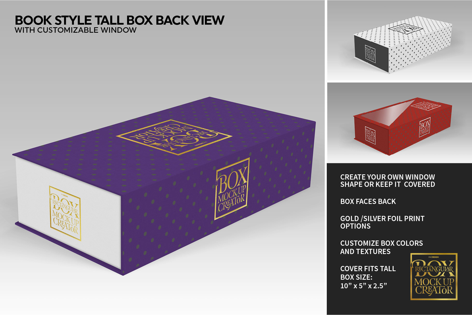 Download IN.C DESIGN STUDIO - Rectangular Box MockUp Creator