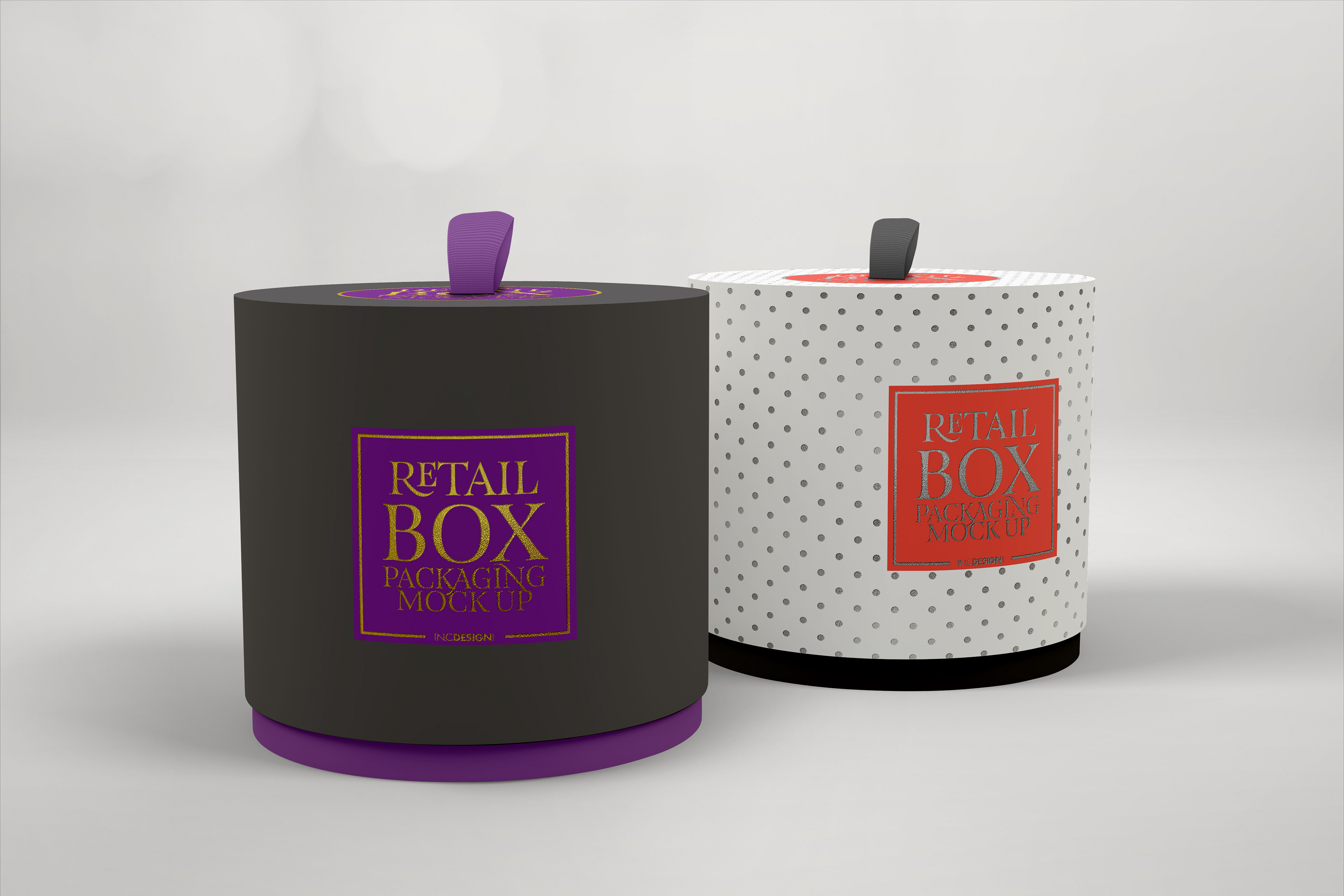 Download In C Design Studio Mockup Template Round Box With Pull Cover Version2