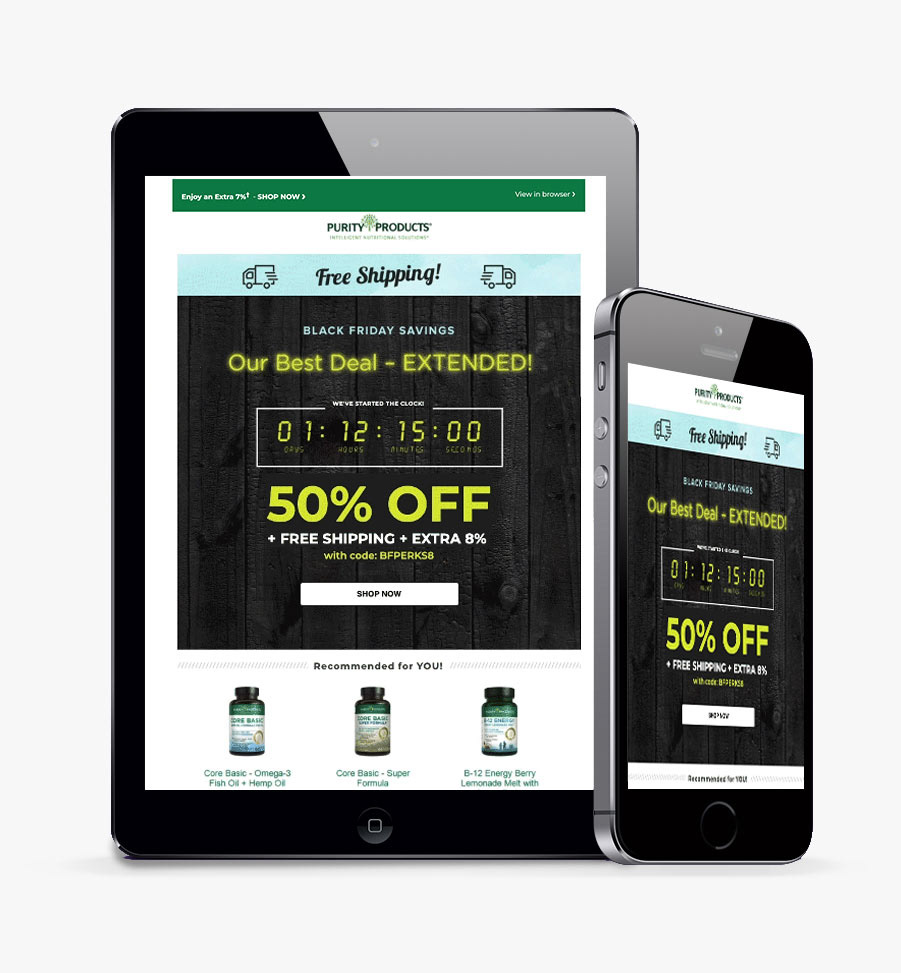 Black Friday Email Campaign