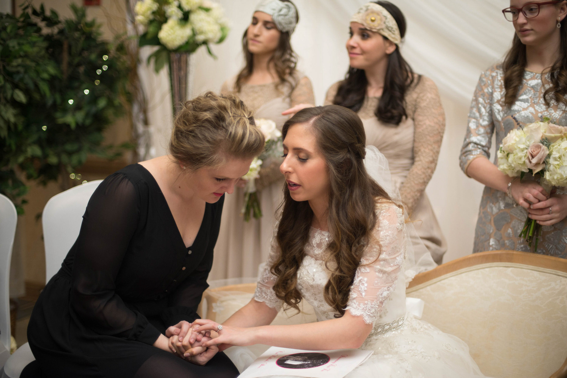 Rebecca and Gavriel's wedding at Shomrei Emunah on Sunday, November 22, 2015.