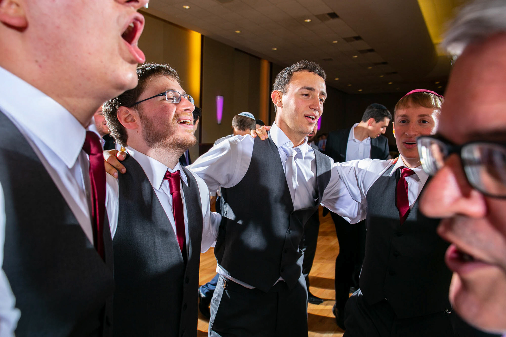 Arienne and Avi wed at Beth Tfiloh on Sunday, June10, 2018.