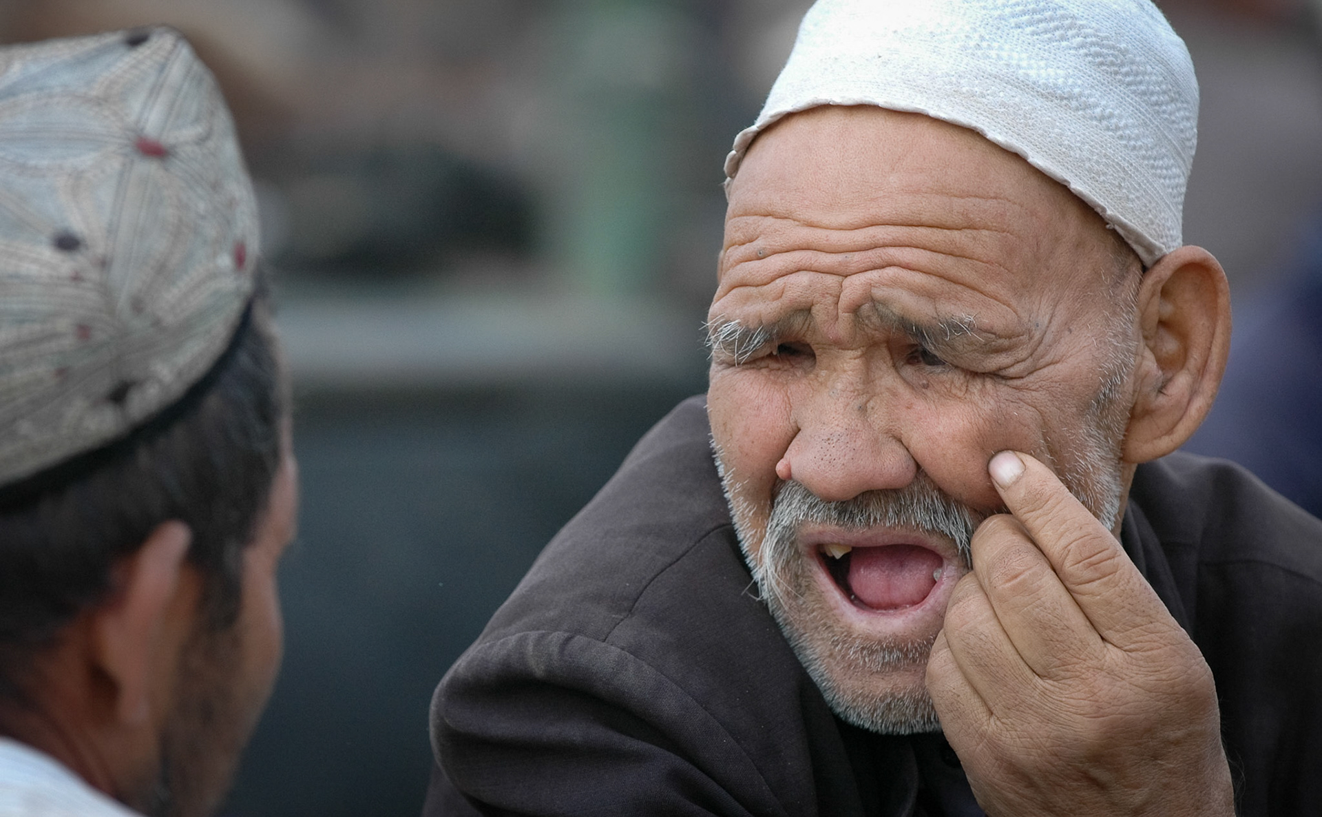 Farmer at Mal Bazaar (Kashgar, China)