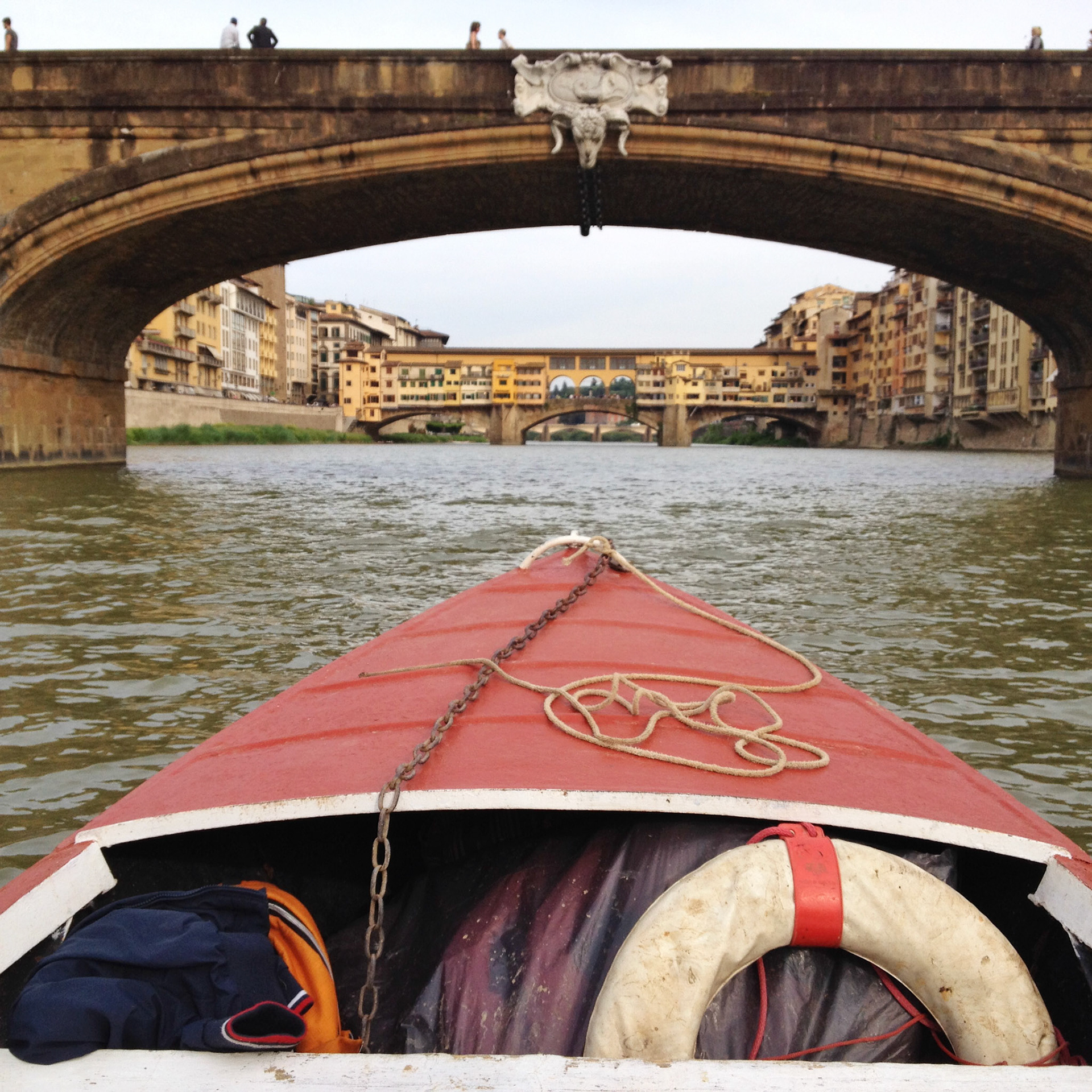 Ponte Vecchio from river Arno (Firenze, Italy)