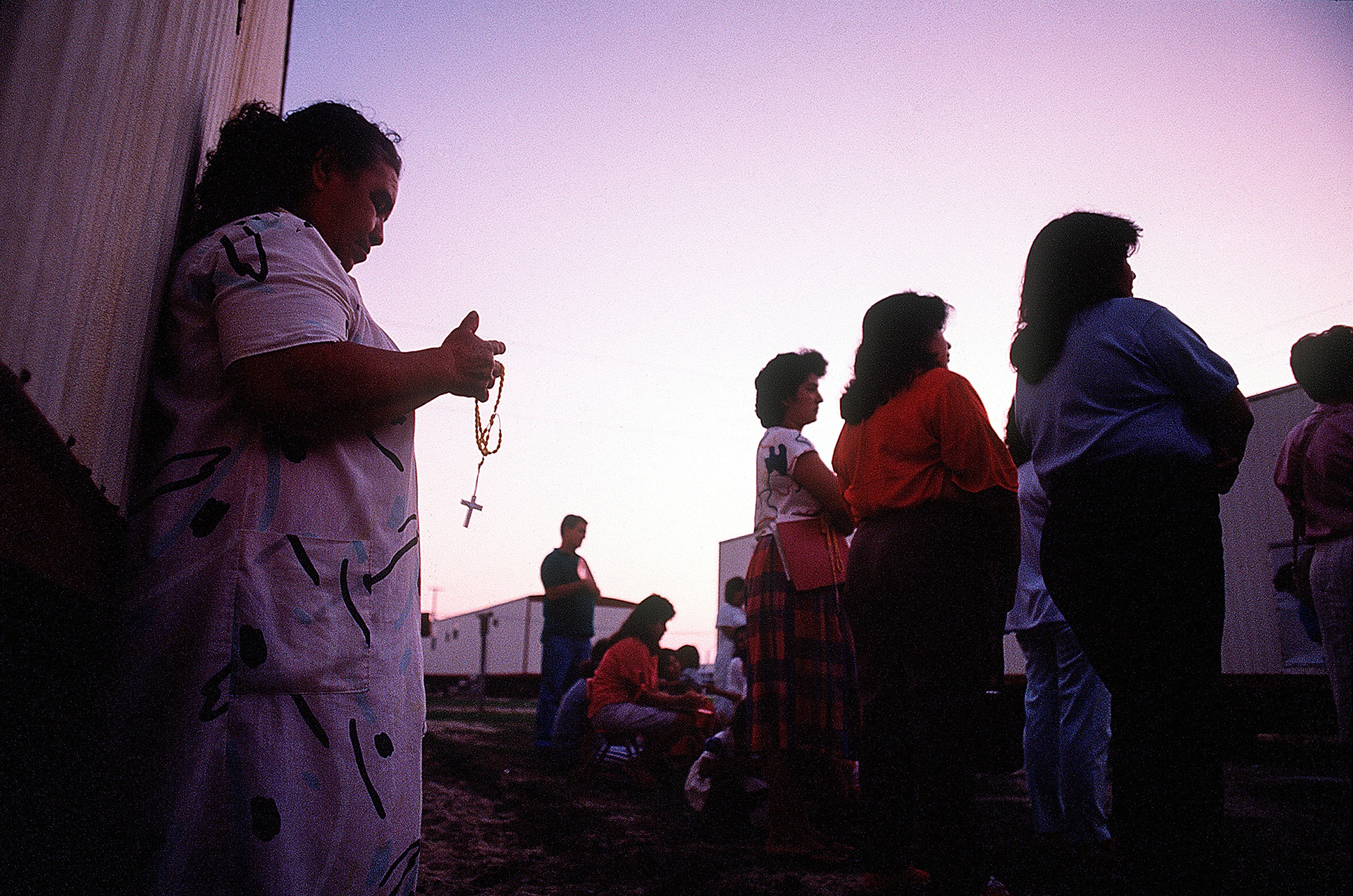 Mass at migrant camp/Everglades City, Fl.