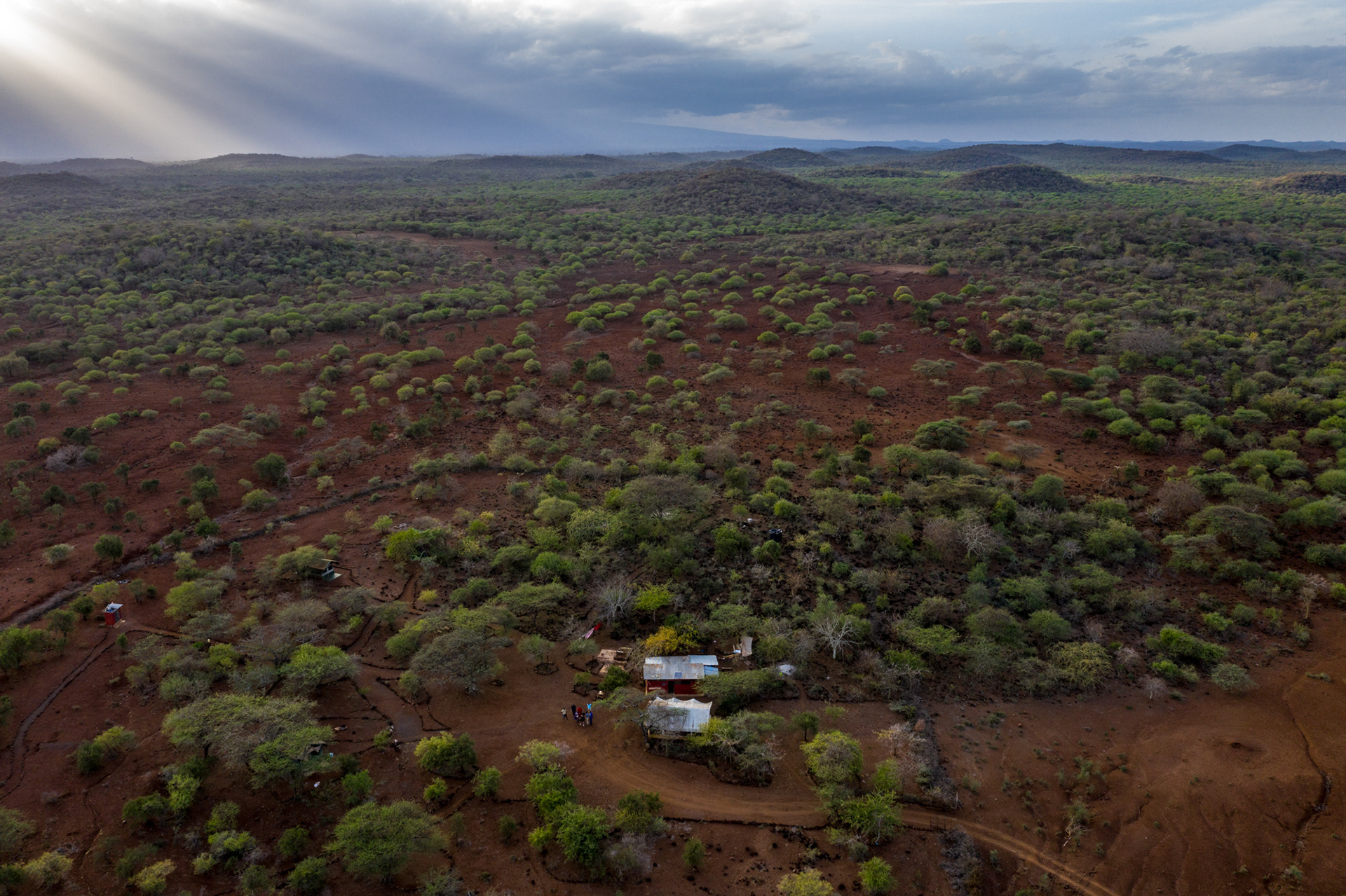 Vue sur la zone de conservation de Rombo