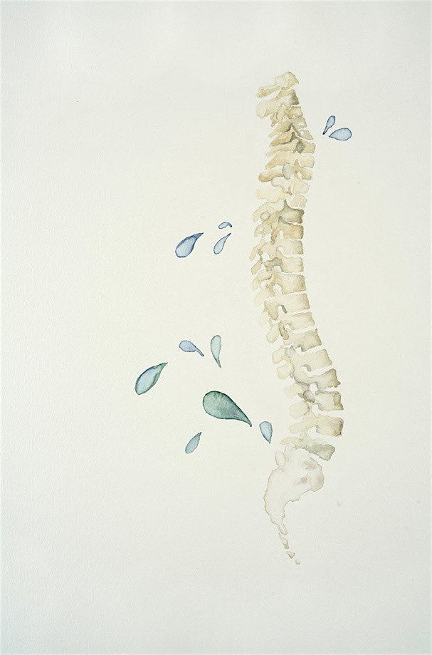 Wiggle, 18 x 12 in., watercolor/canson paper 2018
