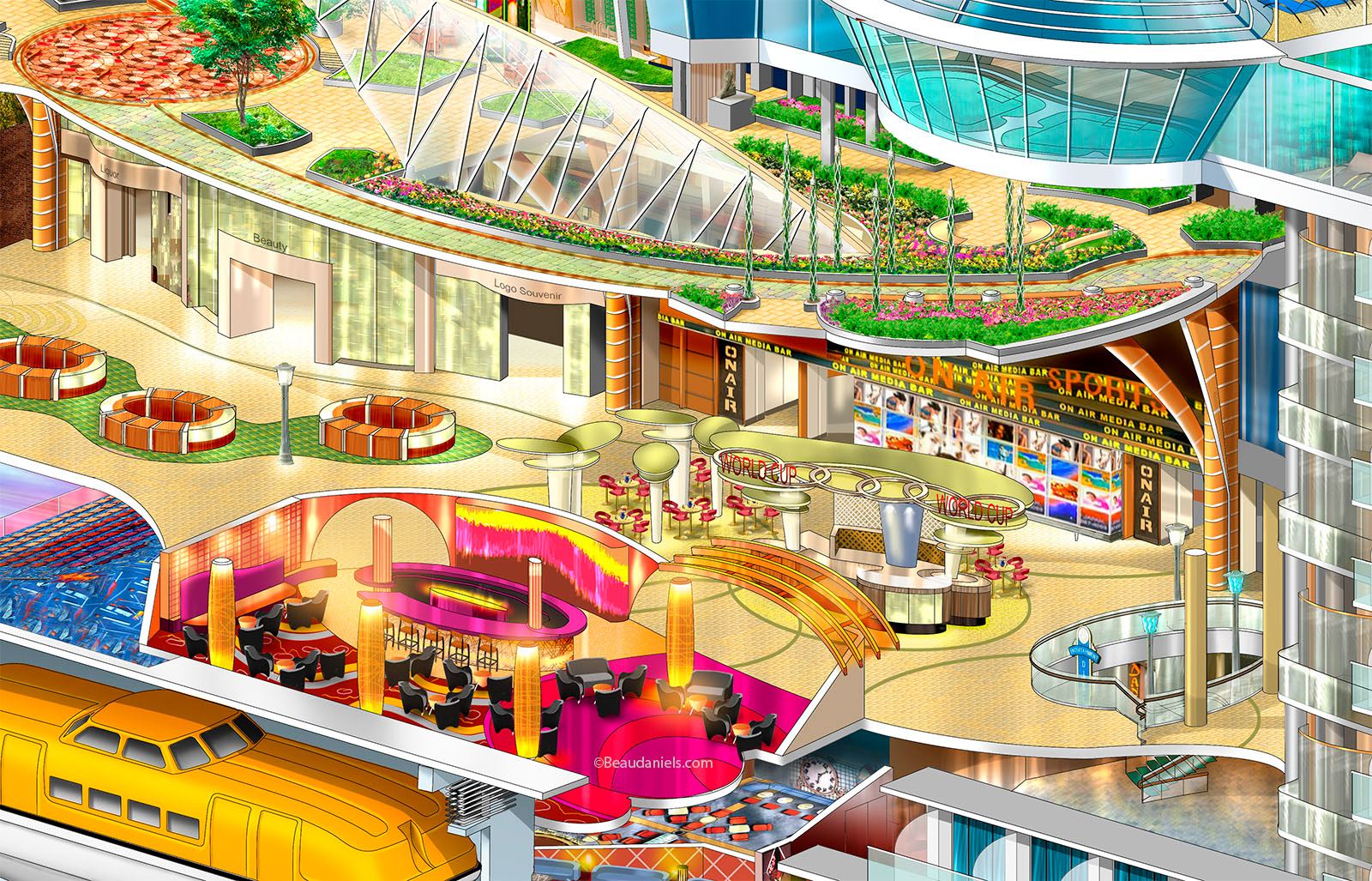Allure of the Seas, Central Park