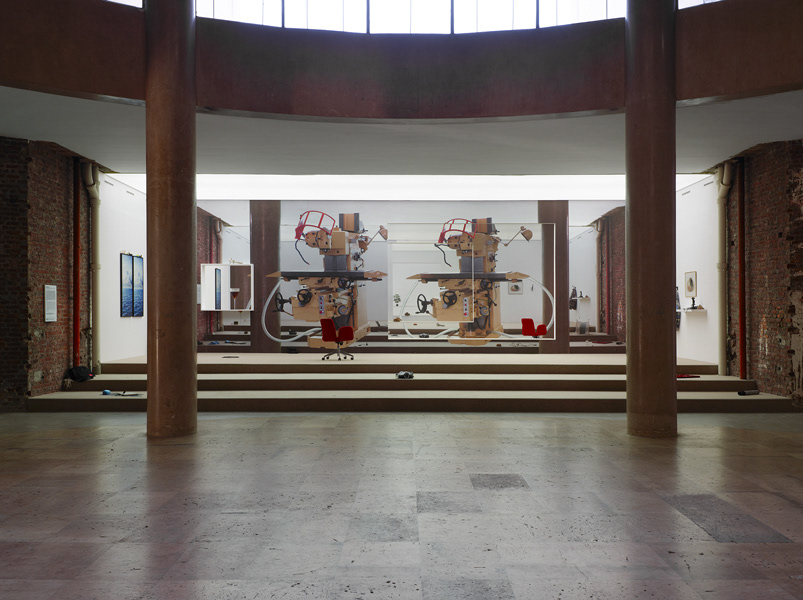 Emmanuelle Lainé, Palais de Tokyo, exhibition view 2017, Credit: André Morin