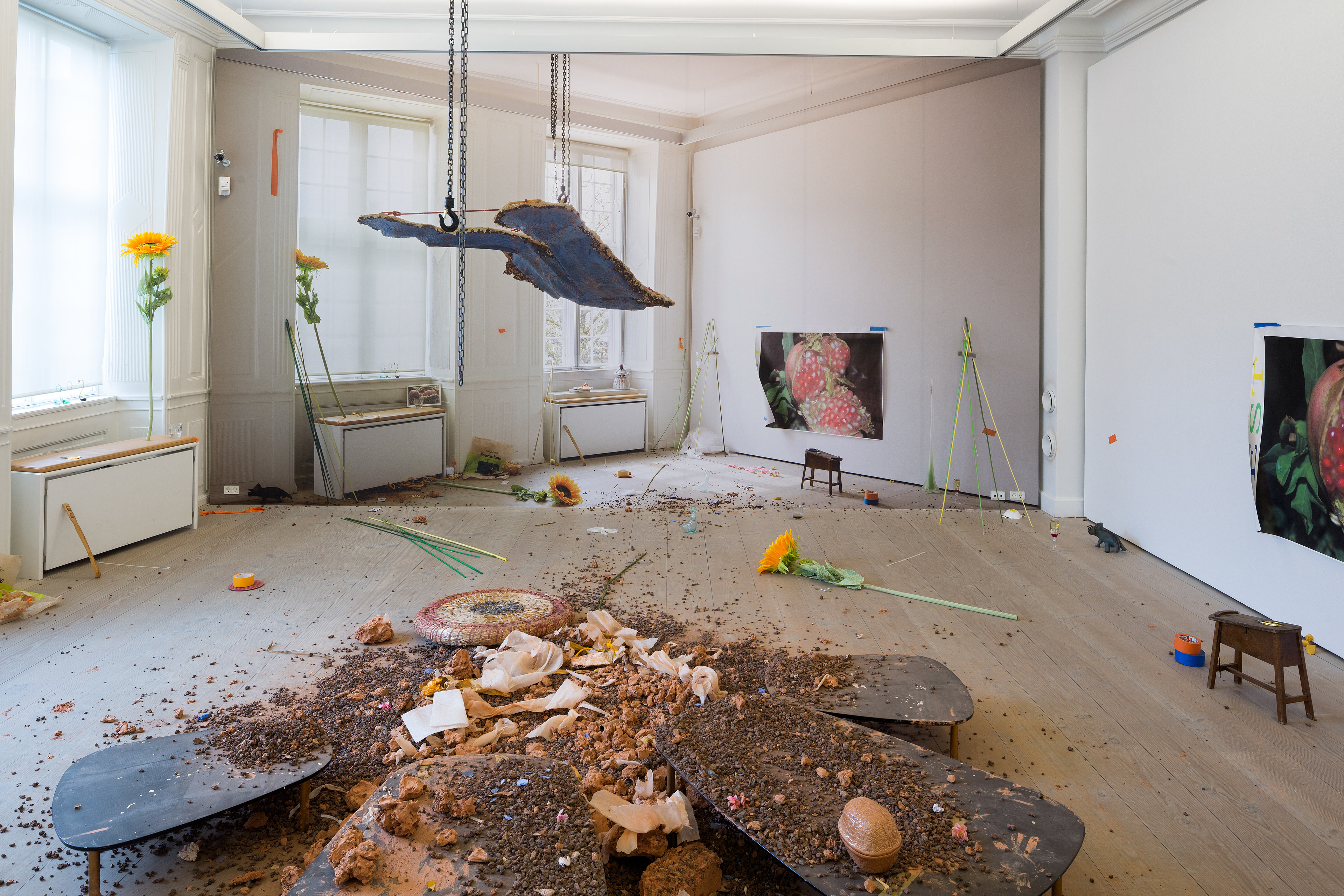 Emmanuelle Lainé, installation View at GL Strand Copenhagen