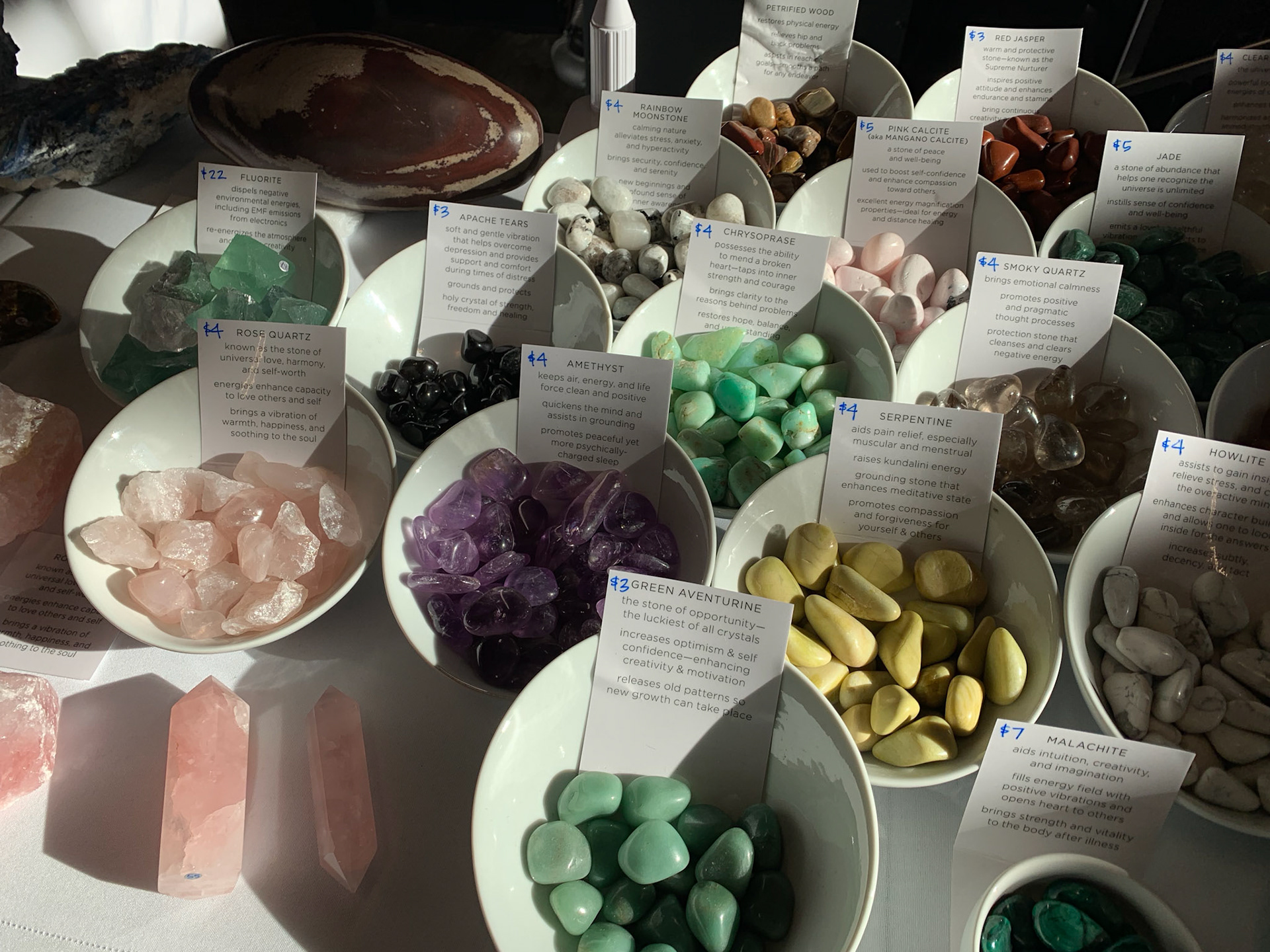 tumbled stones