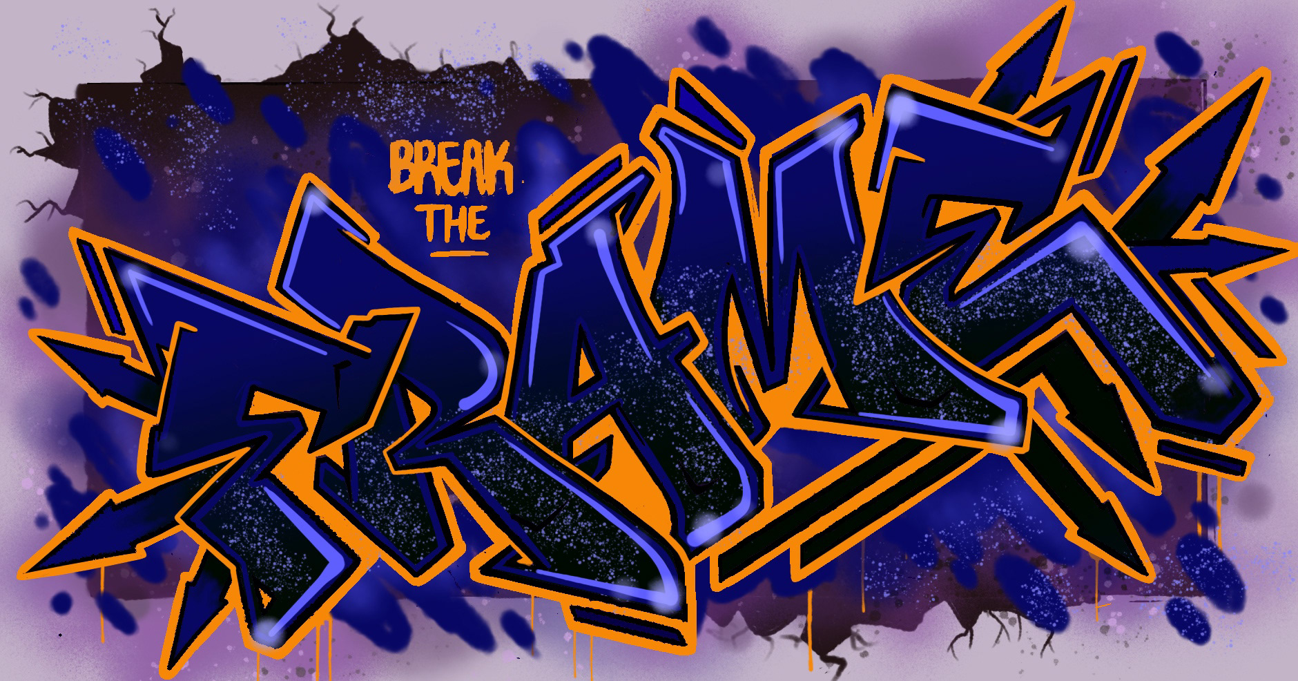 'Break the Frame', initial sketch