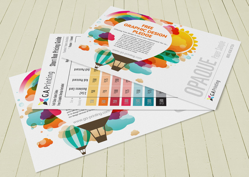 Paper Sample / Pricing Guide