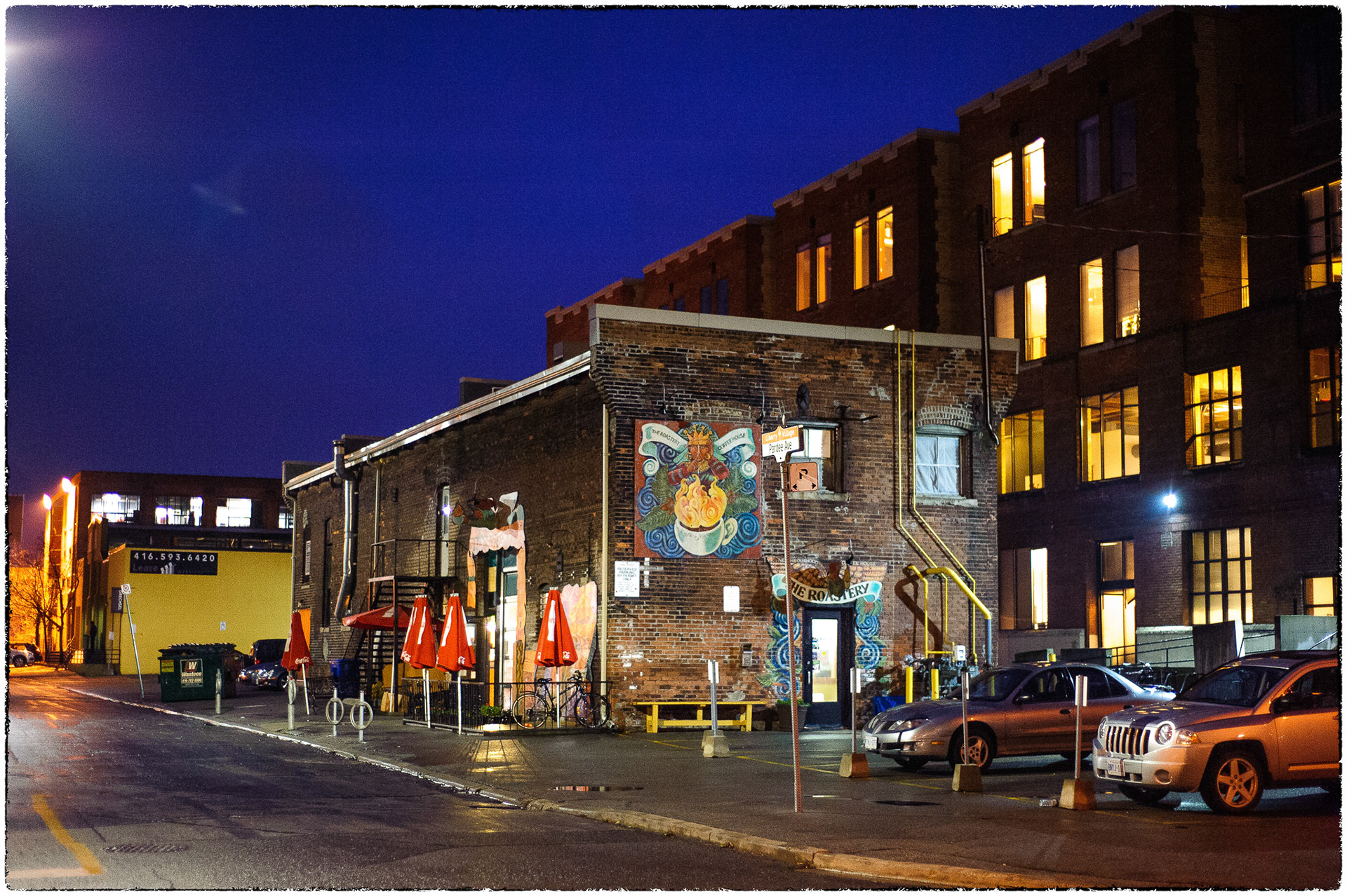 Bright Night on Pardee Ave