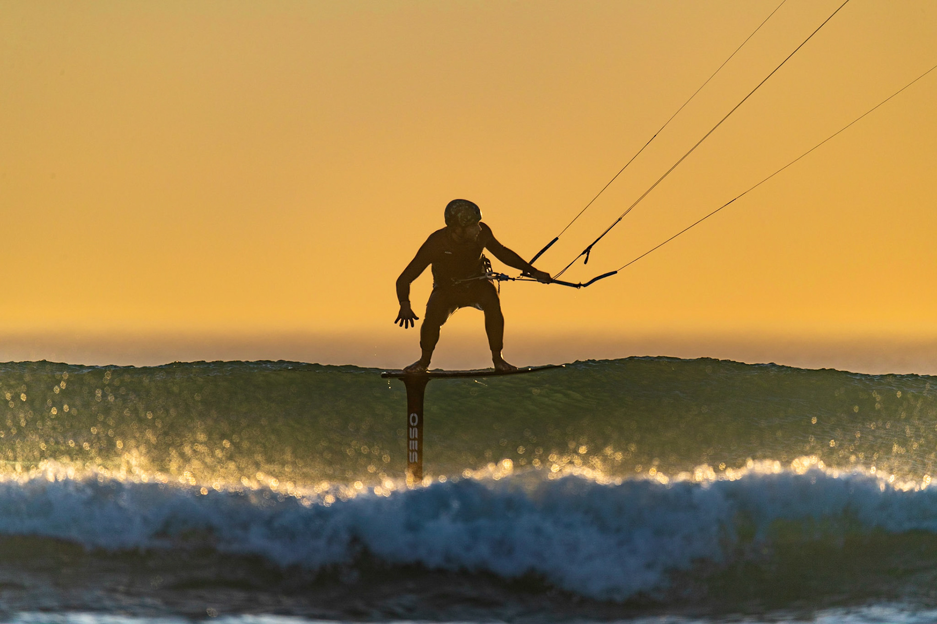 Foil Kiteboarding with Buzzi