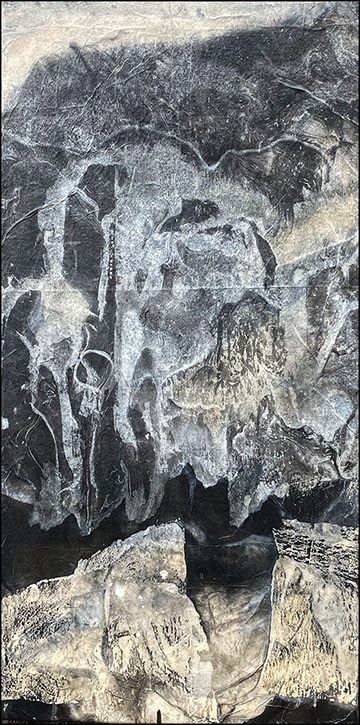 Abyss (2021): 26 x 14 x .75 inches