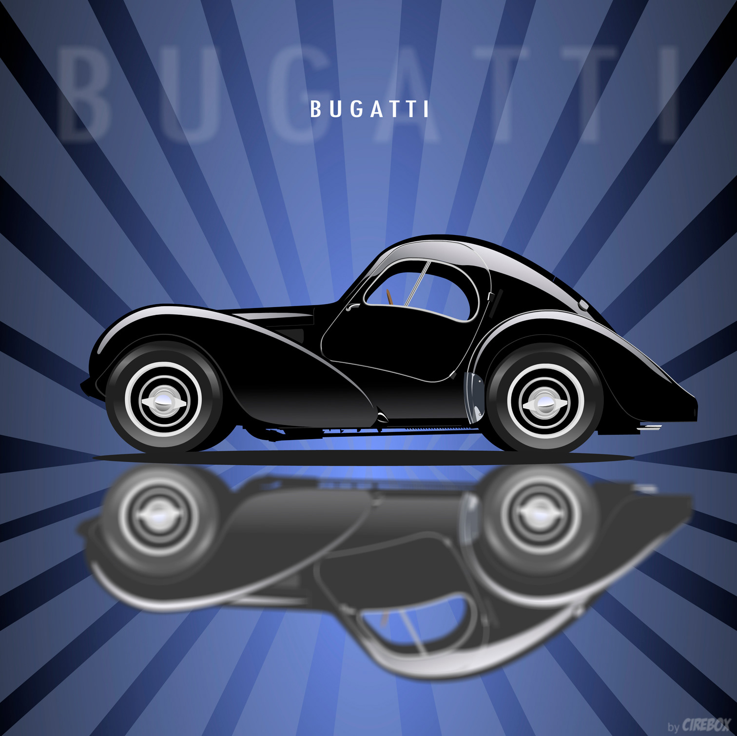 CIREBOX Illustration - ICONIC CARS