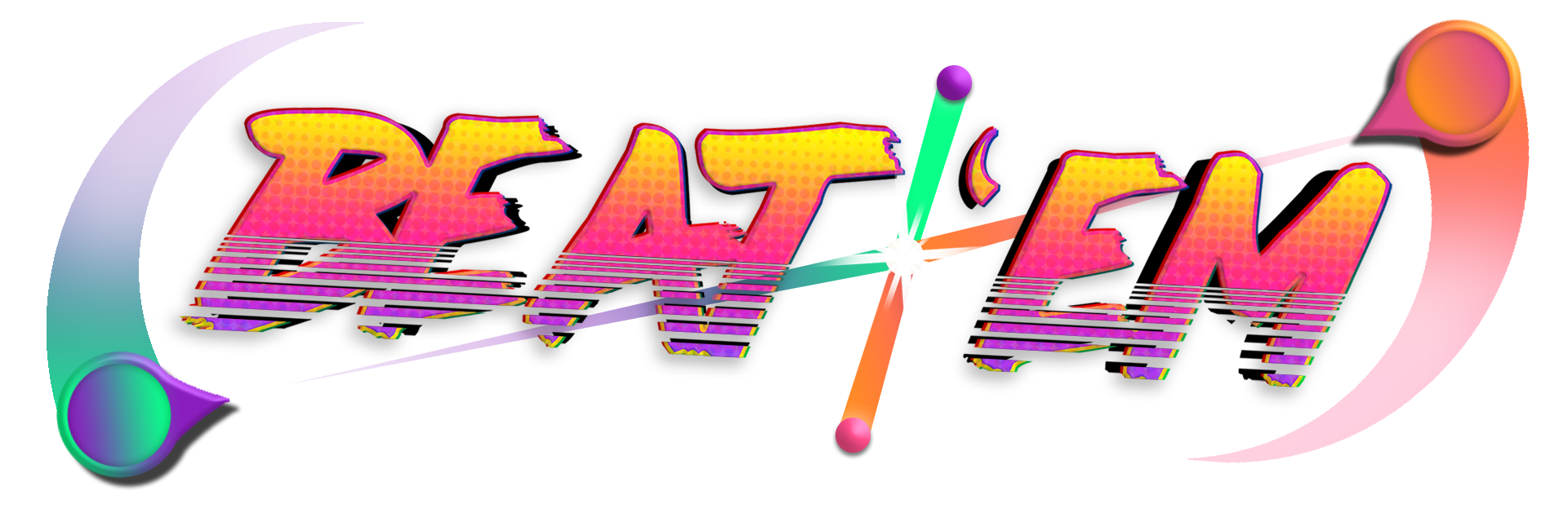 Beat 'Em title card & promotional image - made in Photoshop
