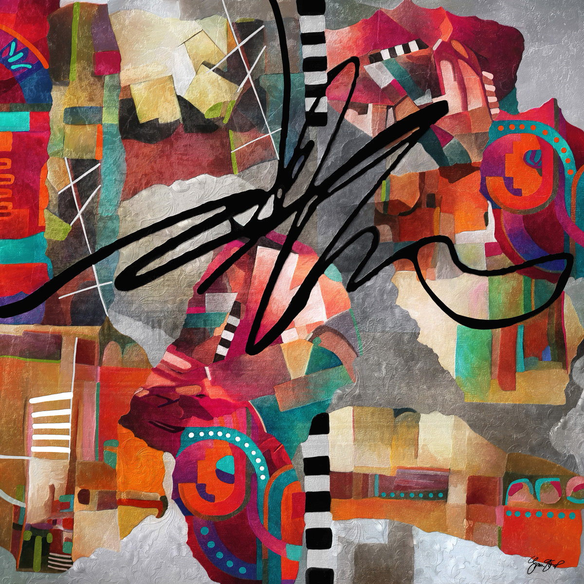 Abstract Art by Gina Startup