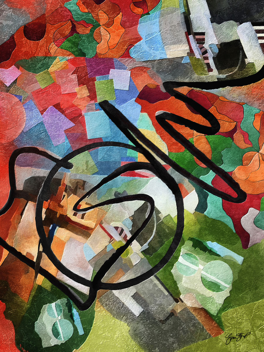 Abstract art by Gina Startup