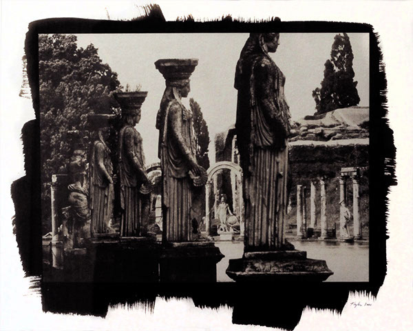Karyatid, Kallitype print on watercolour paper