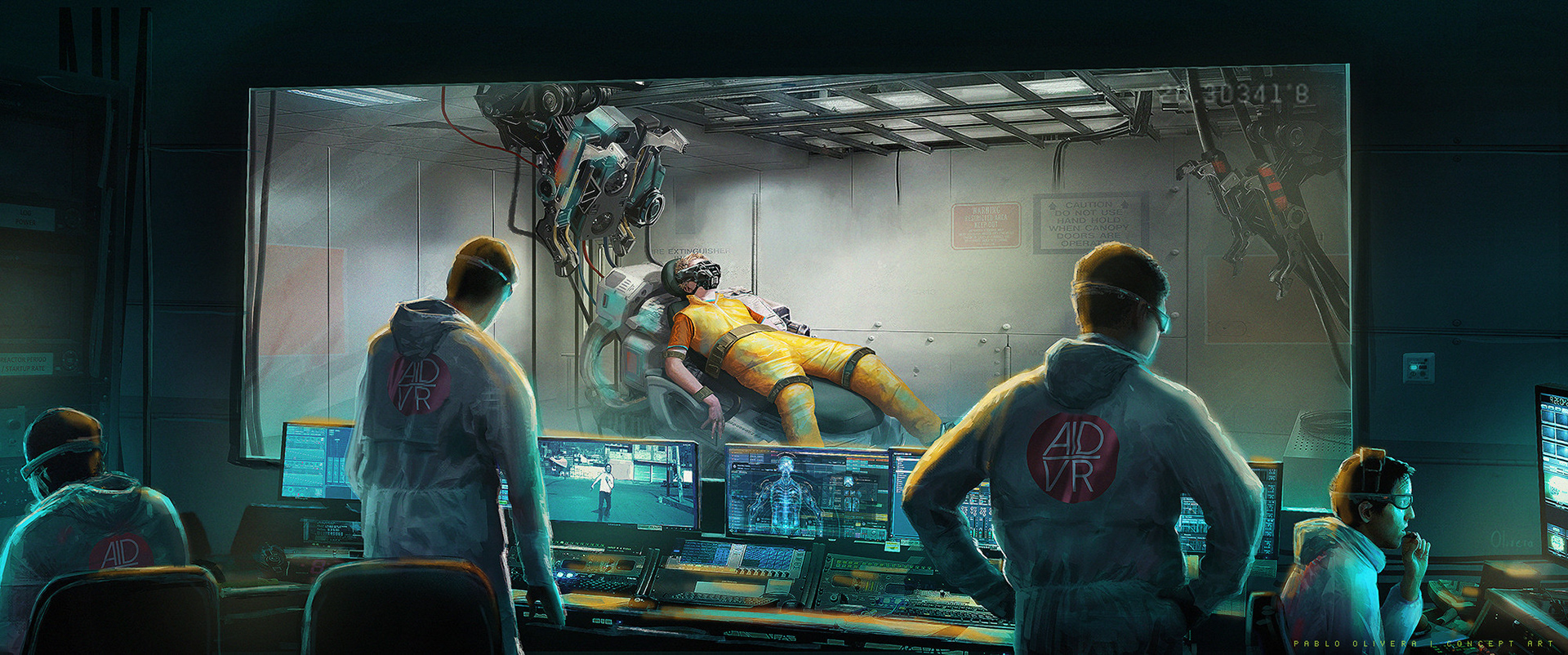 UNCANNY VALLEY - Key Art Illustration