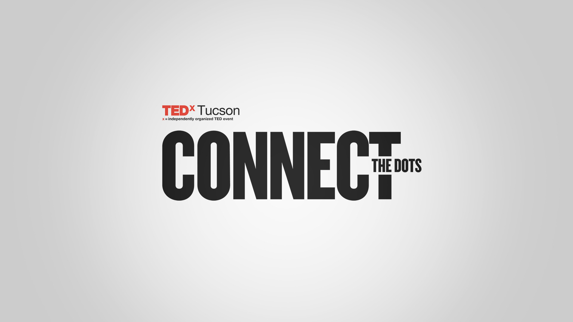 Tucson logo design for TEDx Tucson 2018 Annual Conference "Connect the Dots"