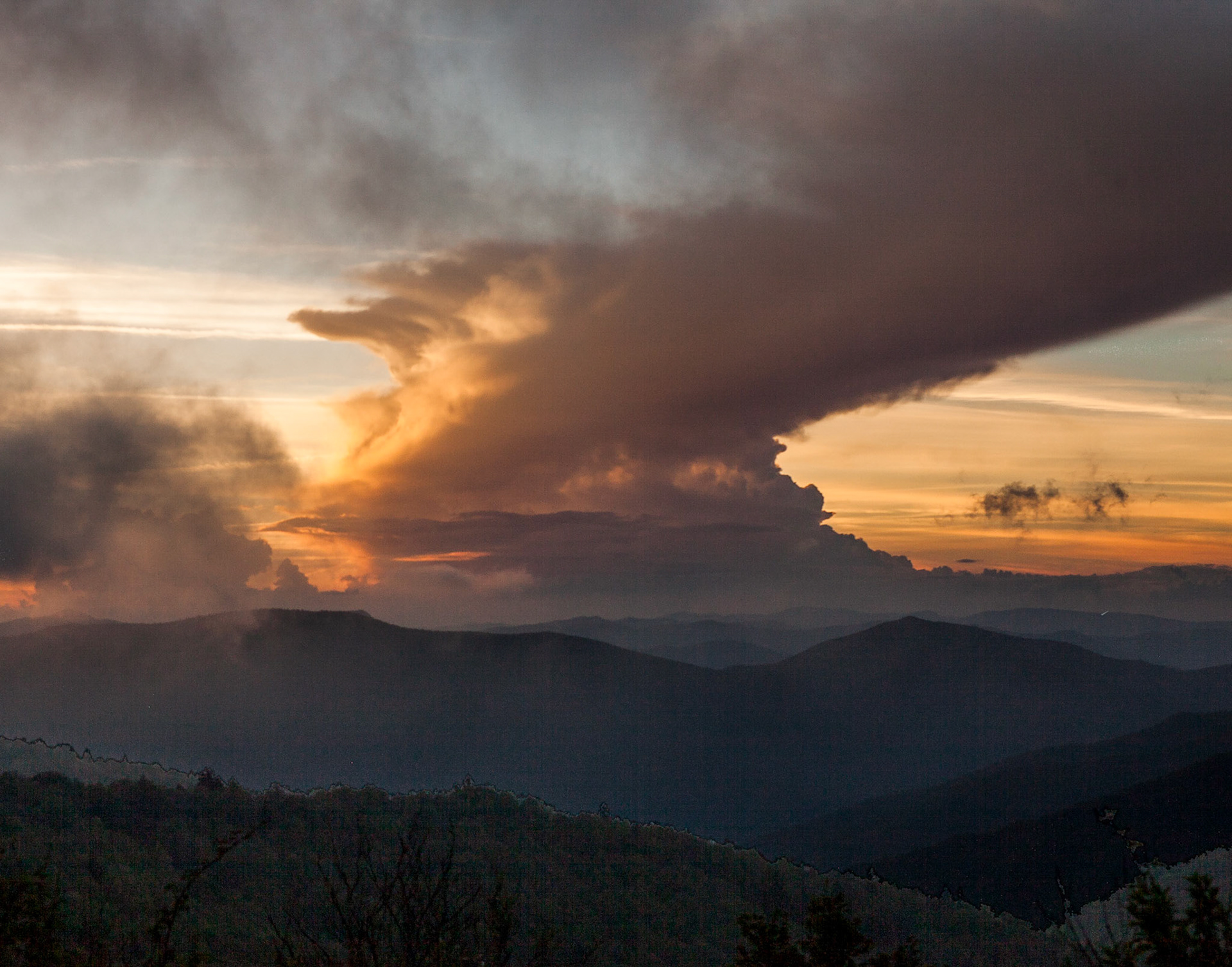 Sunset from Black Balsam