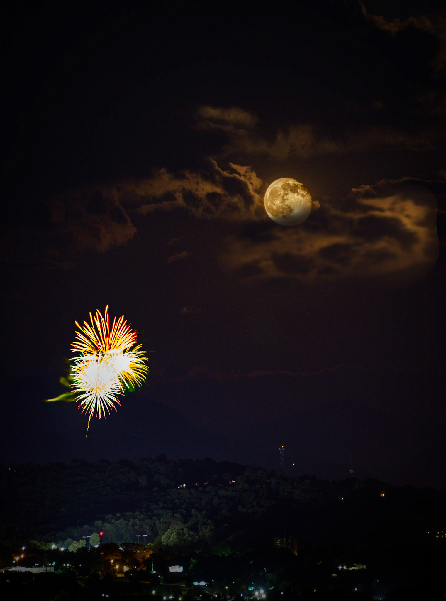 Full Moon on Flag Day