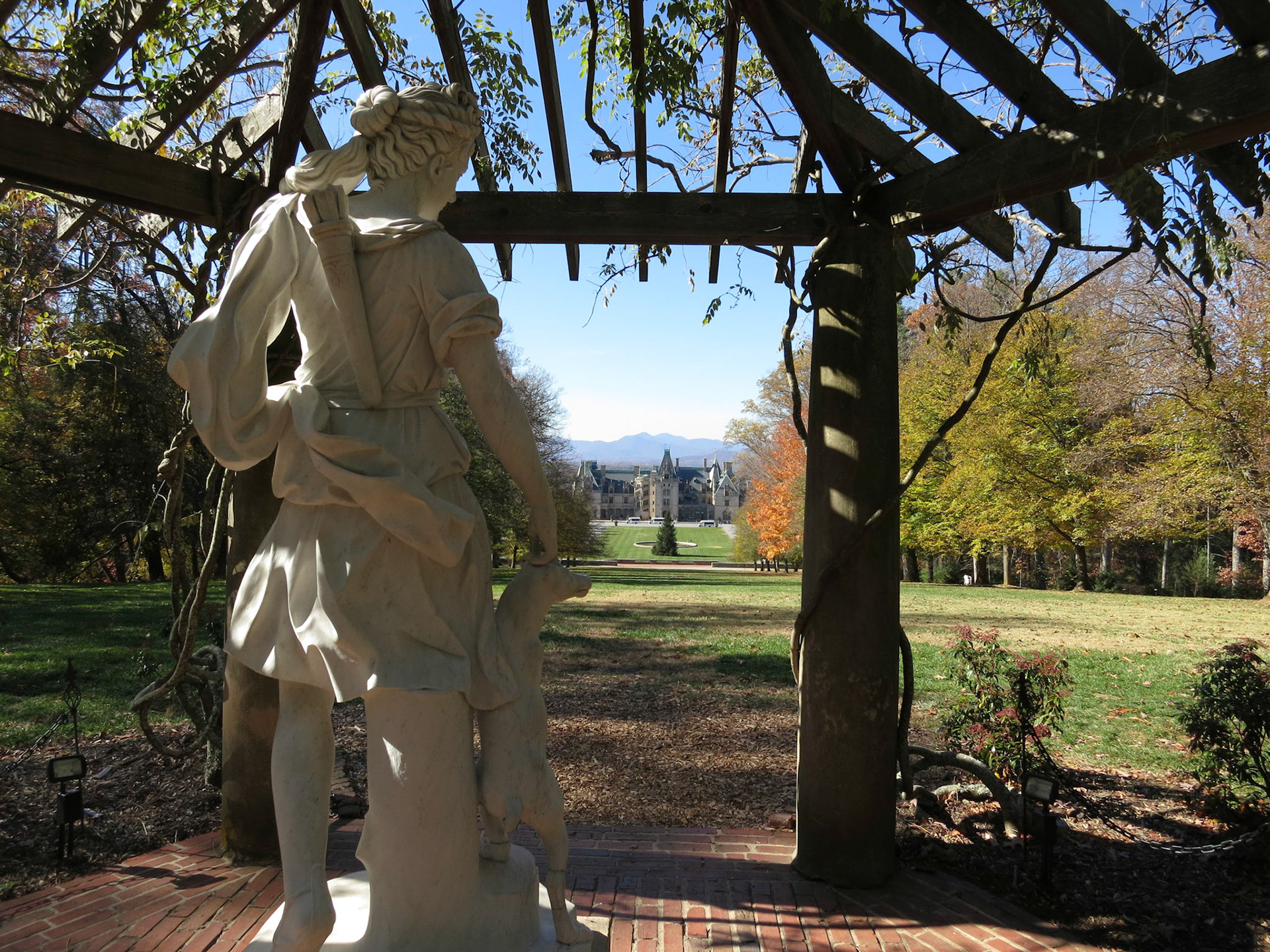 Statue of Diana Overlooking Biltmore House