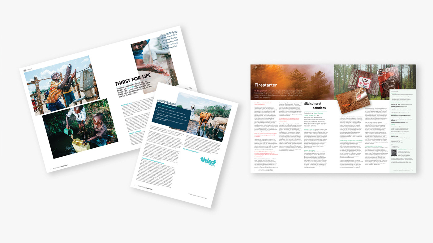 article page layouts