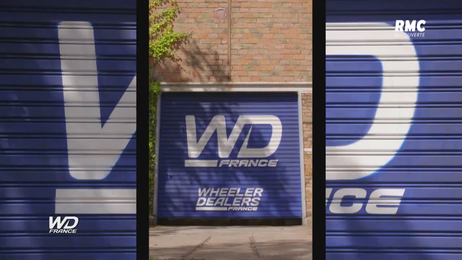 Graffiti sur store pour Wheeler Dealers France sur RMC Découverte