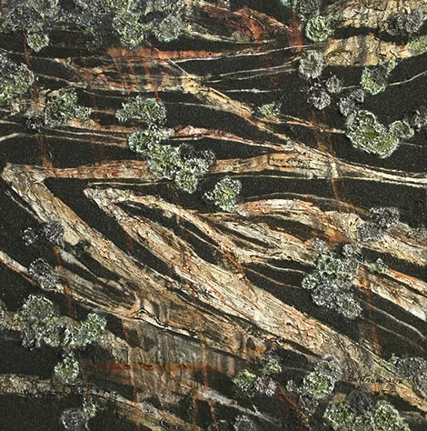 Folded Gneiss #2, 2012 - 24" x 24", SOLD