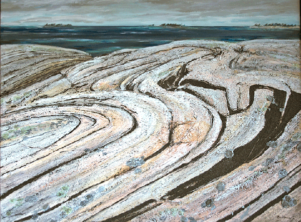 Outer Island Shoals #3, 2011 - 30 x 40", SOLD