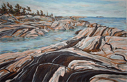 Precambrian Coast, Bartram Island - 2000, variable edition of 12 SOLD OUT