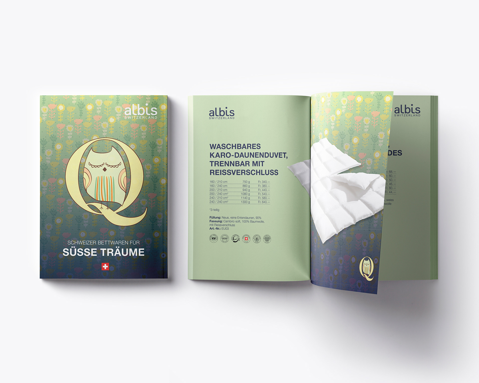 Produktebroschüre von Designagentur aus Kriens bei Luzern in der Zentralschweiz – Ihre Agentur für Corporate Design, Branding, Grafik, Verpackung und Kommunikationsdesign.